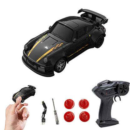 Mini Drifter 1:64 RC drift car – 911 RWB Black