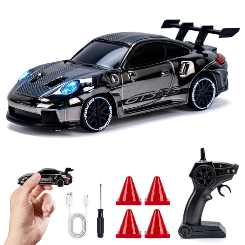 Mini Drifter 1:64 RC drift car – GT3 RS Chrome