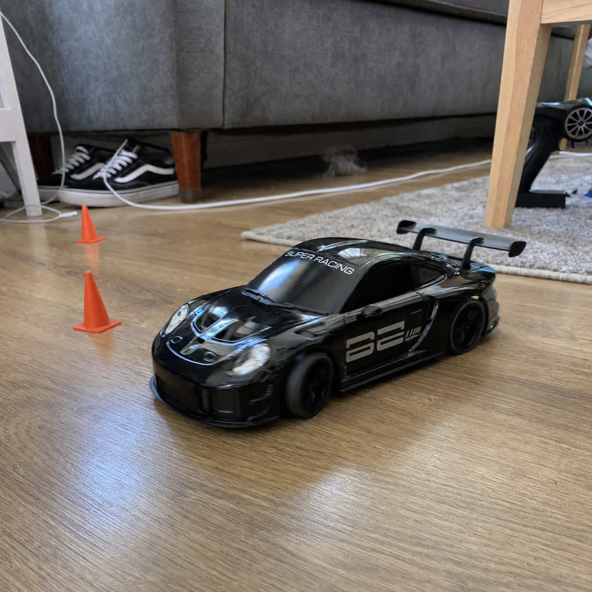 RS Drifter drifting on a living room floor
